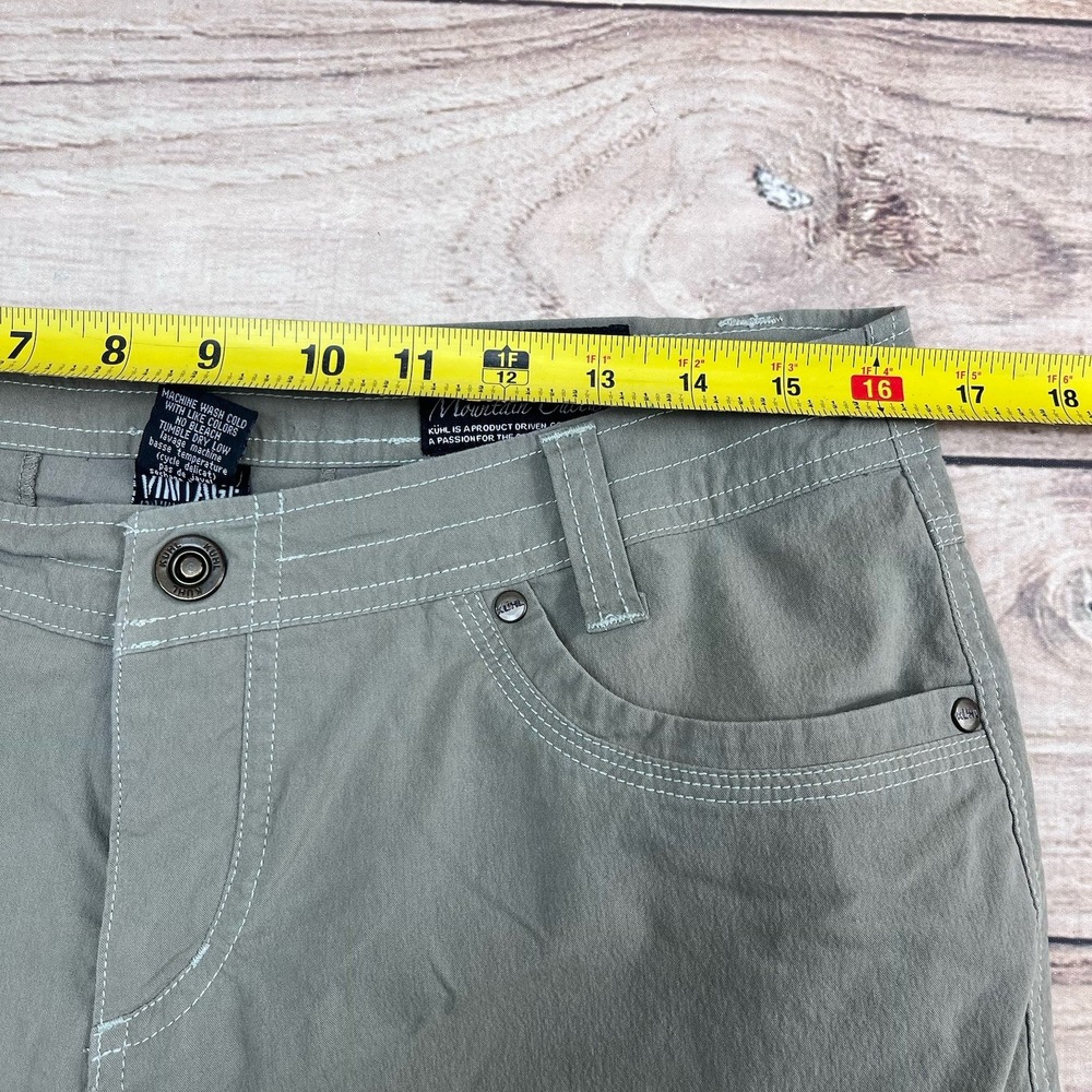 Kuhl Women's Size 10 Regular Pine Gray Roll-Up Pant Outdoor Hiking Pants #108846 - Picture 7 of 9